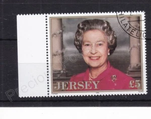 SG 738 JERSEY USED CTO STAMP 1996 QEII QUEEN ELIZABETH II 70TH BIRTHDAY - Picture 1 of 1