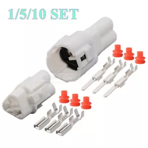 Kit presa connettore sigillato 3 pin Sumitomo MT090 per Yamaha Kawasaki Suzuki - Foto 1 di 5