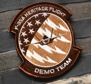 USAF⭐F-35A LIGHTNING II⭐JSF JOINT STRIKE FIGHTER DEMONSTRATION TEAM vêlkrö PATCH - Picture 1 of 16