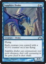 4x Sapphire Drake MTG Gatecrash NM Magic Regular