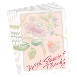 LOT OF 5 Vintage HALLMARK AMBASSADOR THANK YOU Cards + Envelopes, Special Thanks - Picture 1 of 5