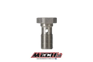 VITE RACCORDO FRENO a mano 3/8-24 AN3 UNF pollici banjo occhiello acciaio 20mm - Imagen 1 de 1