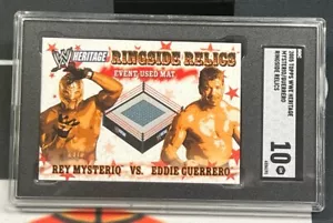 SGC 10 2005 Topps WWE Heritage Ringside Relics Rey Mysterio/Eddie Guerrero WWE - Imagen 1 de 2