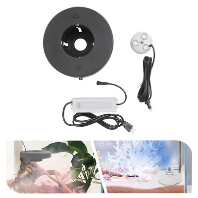 3 HEAD ULTRASONIC MIST MAKER FOGGER FOG WATER POND AIR HUMIDIFIER W/ TRANSFORMER - Image 1 of 4