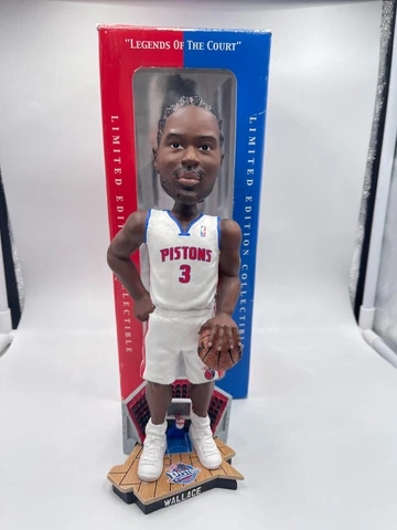 NBA Bobblehead Ben Wallace Detroit Pistons Bobblehead 4 X Def POY NBA HOF Cover