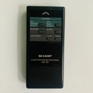 Panel de proyección de computadora Sharp QA-50 proyector control remoto G0006PASA - Imagen 1 de 3