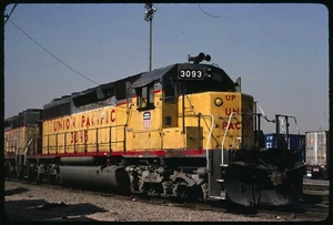 Original Rail Slide - UP Union Pacific 3093 Los Angeles CA 2-1987 - Picture 1 of 1