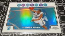 CHRIS PAUL NEW ORLEANS HORNETS 2008-09 TOPPS CHROME REFRACTOR INSERT CARD 1
