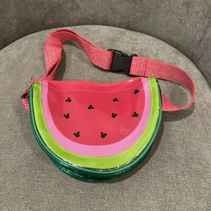 Watermelon Wedge Slice Disney Mickey Mouse Icon Fanny Pack Waist Hip Belt Bag - Picture 1 of 7