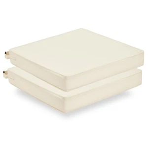 Color Fastness & Waterproof Outdoor Patio Chair Cushions Set of 2, 22 x 22 x ... - Picture 1 of 8