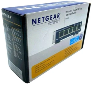 NetGear ProSafe (FS105) 5-Ports External 10/100 Fast Ethernet Desktop Switch - Picture 1 of 5