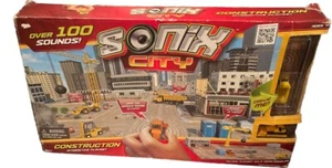RARE 2012 SONIX CITY CONSTRUCTION Interactive Playset MICROS +100 Sounds 95004 - Picture 1 of 7