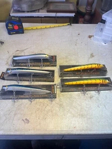 5 Nils Master fishing lures wooden from Finland - Picture 1 of 9