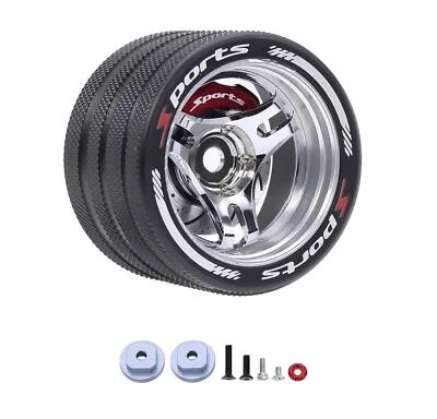 Aluminum hand wheel transmitter Steering wheel Fits Sanwa Futaba NB4 7PX X9 TX - Image 1 of 4