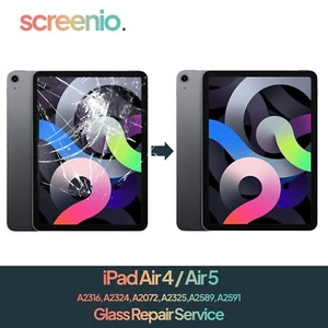 iPad Air 4 2020/Air 5 2022 LCD Cracked Glass Screen Repair Replacement Service - Picture 1 of 5