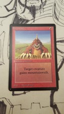 MTG Burrowing Beta Edition. Mint Condition *check out pictures*