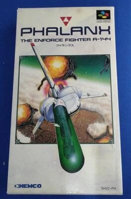 Kemco PHALANX 1992 SNES Shooter - Retro Japanese Super Famicom Game 240312 - Image 1 of 4
