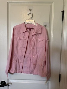 So SO REAL SO RIGHT Girls Jacket 14 Large Pink 100% Cotton NWT GIFT!! - Picture 1 of 7