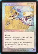Dawn Elemental FOIL Scourge PLD White Rare MAGIC MTG CARD (ID# 228550) ABUGames