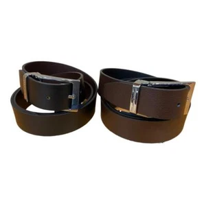 TOMMY HILFIGER CINTURA UOMO REVERS IN PELLE FIBBIA AD ARDIGLIONE 3,4 cm AM05892 - Imagen 1 de 8