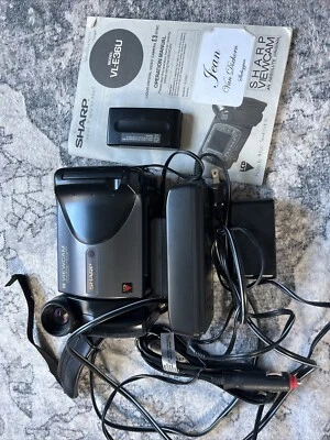 Vintage Sharp Viewcam Liquid Crystal Video Camera VL-E36U - Image 1 of 4