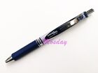 6 x Pentel BL77 Energel 0.7mm Fine Metal Tip Rollerball Gel Pen, BLUE BLACK