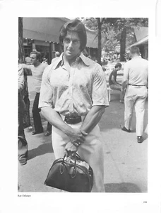 1970s Bodybuilder before competition 8x11 Page from Pumping Iron - Picture 1 of 1