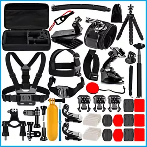 52 piezas/juego de accesorios de montaje para cámara de acción deportiva kit para GoPro Hero 10 9 - Imagen 1 de 9