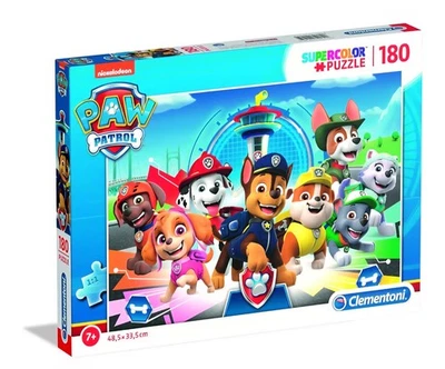 Clementoni 29105, Rompecabezas Supercolor Patrulla Canina para Niños, 180 Piezas, Edades 7 Foto 1 de 4