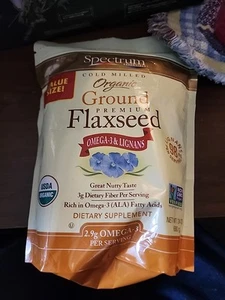 Spectrum Essentials Organic Ground Premium Flaxseed, 24 Oz EXPIRATION 4/4/25 - Picture 1 of 2
