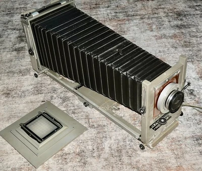 Burke and James B&J  8x10" Camera w/Calumet Caltar 14 3/4 inch f/6.3 Lens. RARE - Image 1 of 4