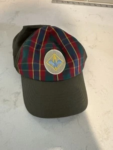 Boy Scouts Of America Green Plaid Webelos M/L Snapback Cap Hat Twill - Picture 1 of 7
