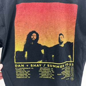 Camisa de Concierto Dan + Shay 2022 Negra Grande Tequila Good Things Glad You Exist - Imagen 1 de 6