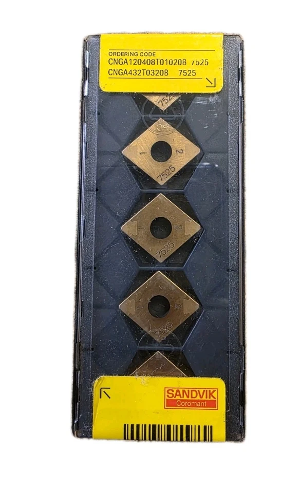 Sandvik sandvik CNGA 120408T01020B 7525 Foto 1 de 4