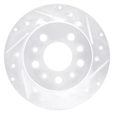 For Mercedes-Benz 560SEL 90-91 Brake Rotor DFC Premium Drilled & Slotted Rear - Image 1 of 4