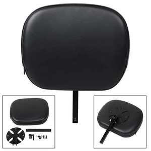 Adjustable Removable Driver Backrest Back Rest Kit Pad For Corbin Seat Harley XL - Picture 1 of 17