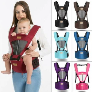 Ergonomic Kangaroo Baby Carrier Backpack with Hip Seat Front and Back Free Gift - Picture 1 of 30