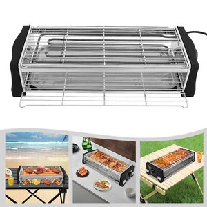 Elektrischer Tischgrill Balkongrill Elektrogrill Gartengrill 2200W Grillrost - Bild 1 von 19
