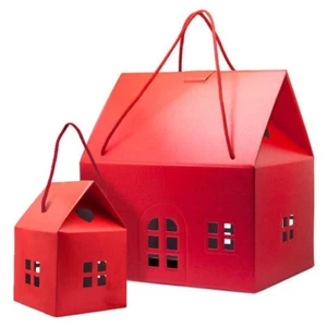 Red Christmas Hamper House Box (VARIOUS SIZES) - Picture 1 of 5