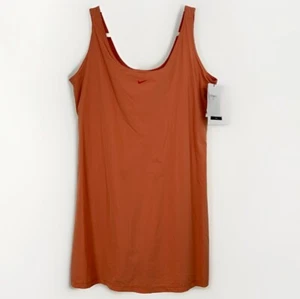 NEW Nike Bliss Luxe Training Dress WOMEN LARGE Coral Pickleball Tennis 2022 - Picture 1 of 16