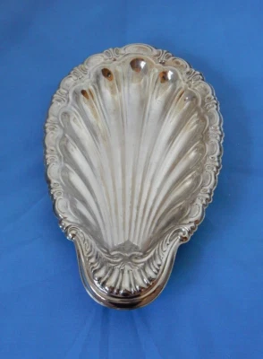 Silverplate Shell Shaped Nut Candy Dish Bowl - Image 1 of 4