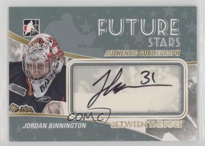 2010-11 ITG Between the Pipes GoalieGraphs Jordan Binnington #A-JBI Auto