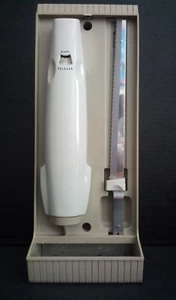 Cuchillo Eléctrico Sears ~1976 Vintage~ Modelo 490.47780 Nº de Serie Soporte de pared T-65 - Imagen 1 de 12