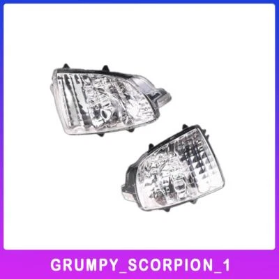 2Pcs Door Mirror Turn Signal Indicator Lens For 2007 2008-2014 Volvo XC90 XC70 - Image 1 of 4