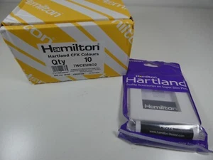 10 placas blancas de placa única Hamilton Hartland CFX EuroFix - Imagen 1 de 1