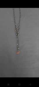 925 Sliver And Pearl Necklace - Picture 1 of 3