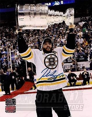 Patrice Bergeron Boston Bruins Firmado Autografiado Levantamiento Stanley Cup 8x10 Foto 1 de 1