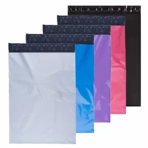 Poly Mailers Shipping Envelopes Self Sealing Plastic Mailing Bags Choose Size US - Picture 1 of 15