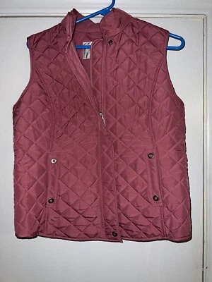 Chaleco acolchado para mujer Van Heusen azul marino cremallera completa - pequeño Foto 1 de 3