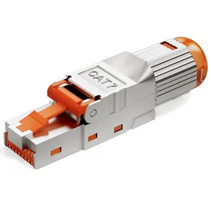 Cat7 Netzwerkstecker RJ45 Netzwerk Stecker werkzeuglos Verlegekabel AWG23 LAN - Bild 1 von 15